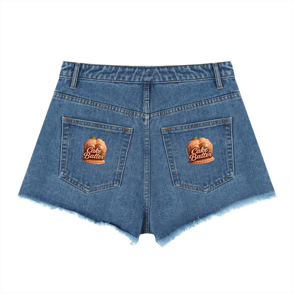 Women’s Vintage Wash High Rise Denim Shorts