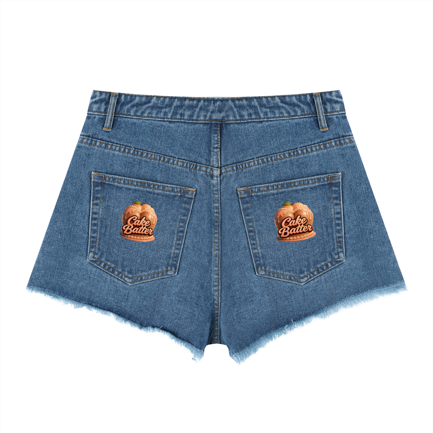 Women’s Vintage Wash High Rise Denim Shorts