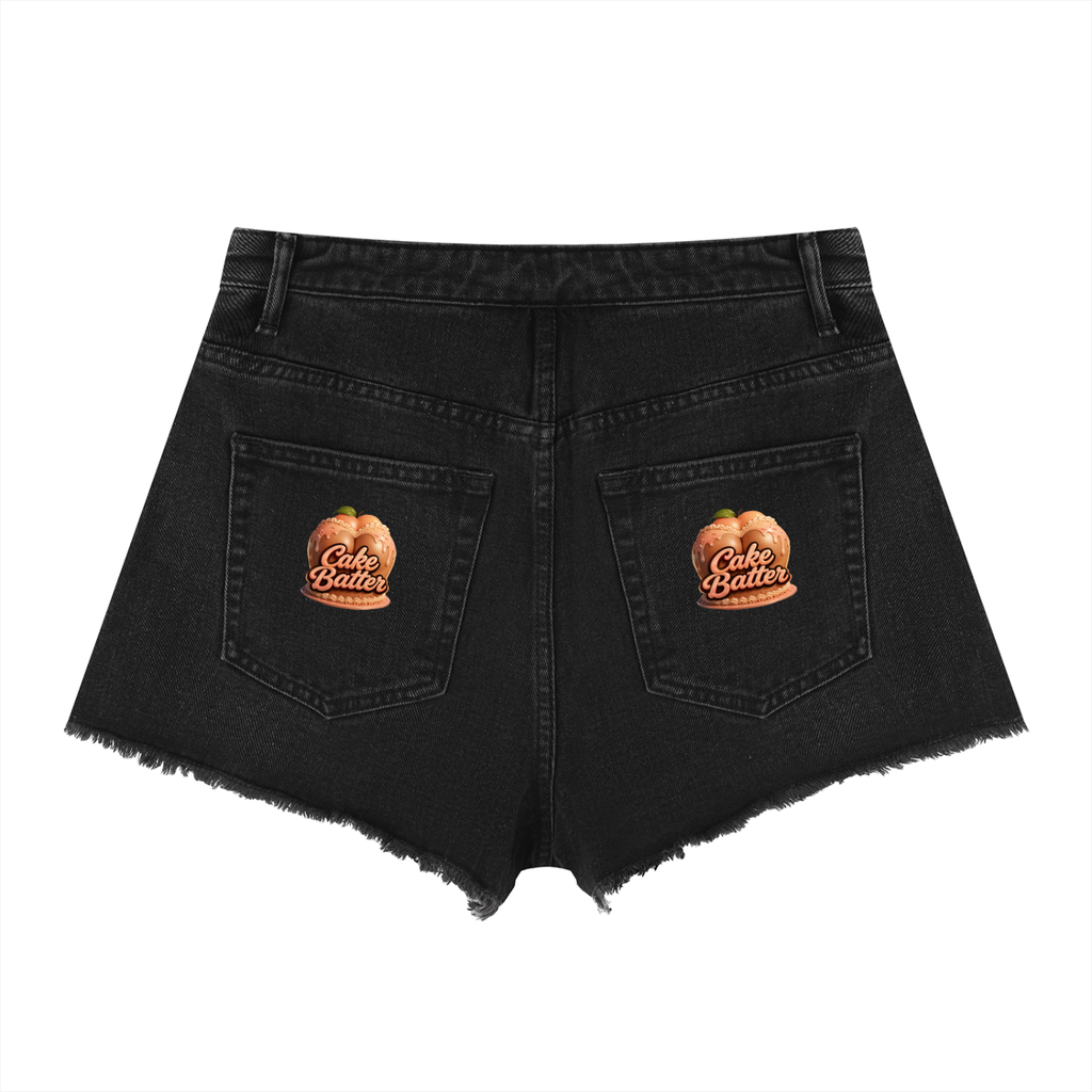 Women’s Vintage Wash High Rise Denim Shorts
