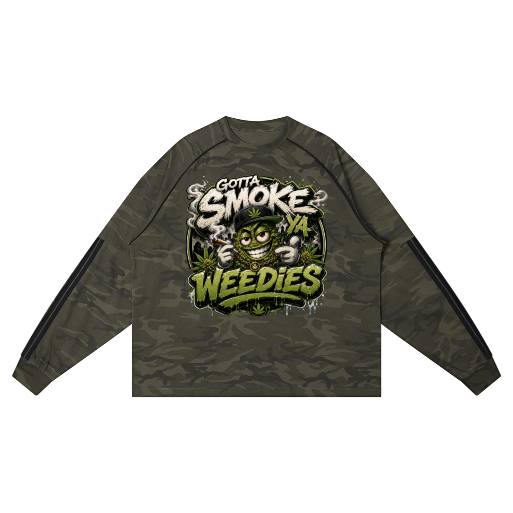 Unisex Camo Loose Long Sleeve T-Shirt