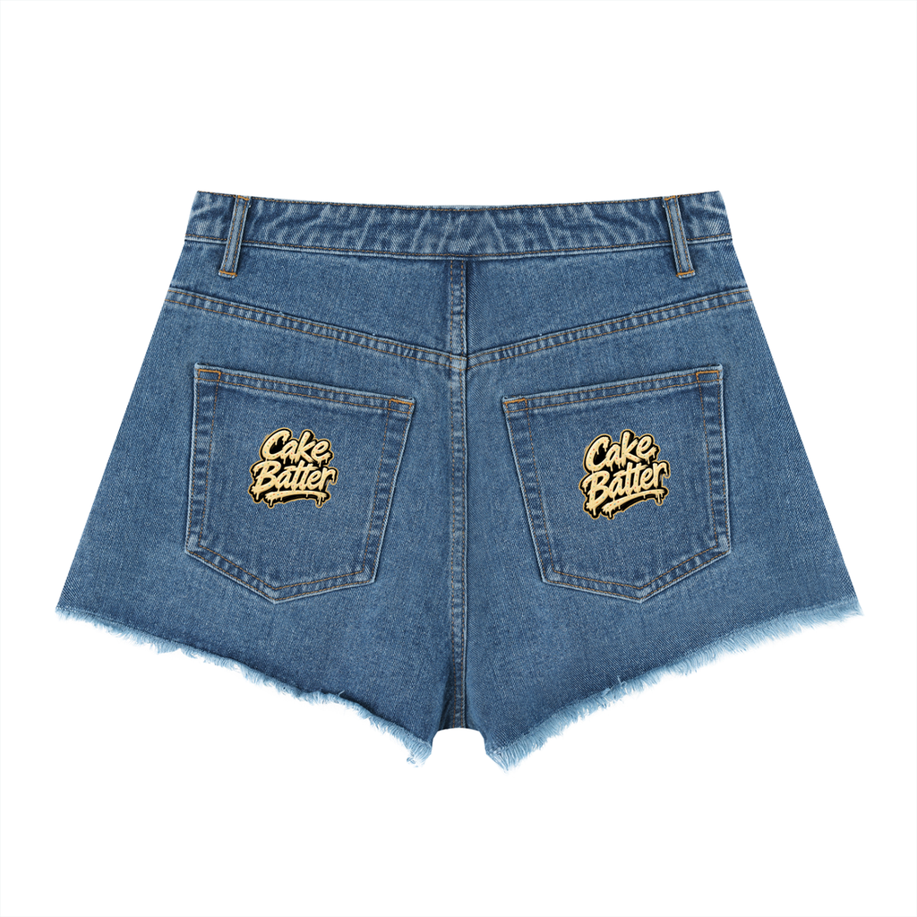 Women’s Vintage Wash High Rise Denim Shorts