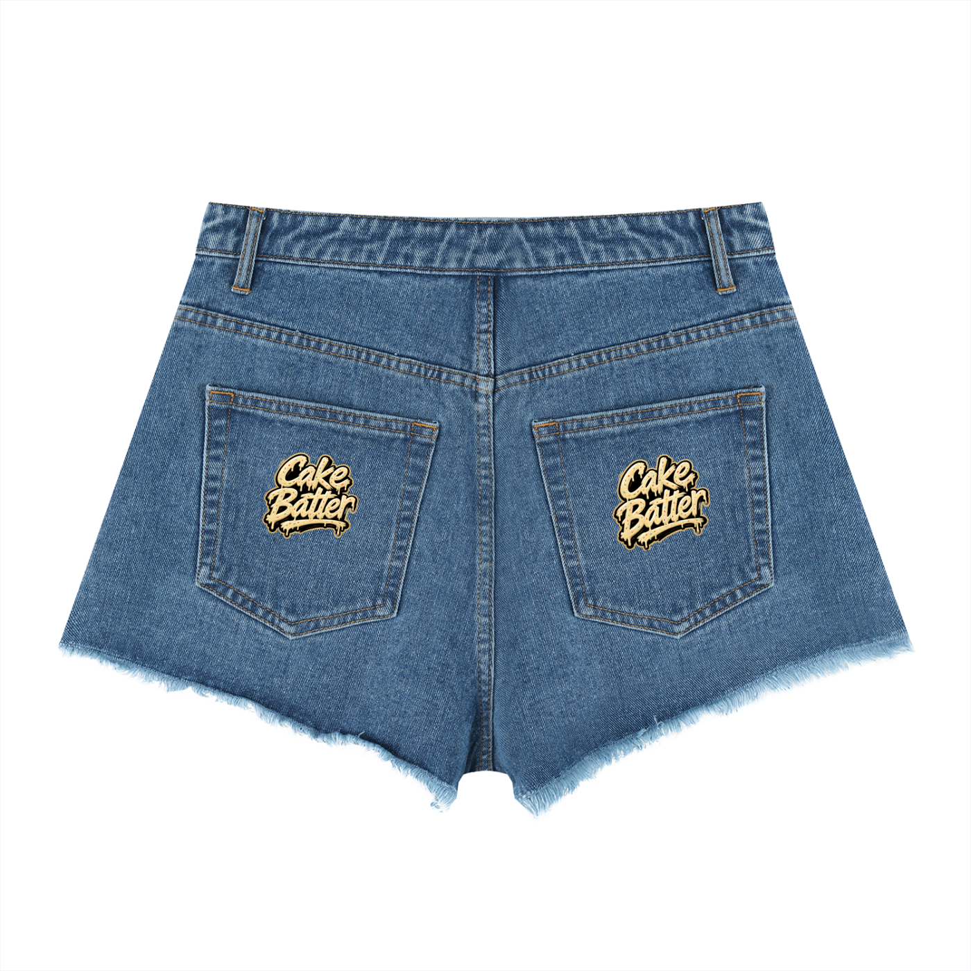Women’s Vintage Wash High Rise Denim Shorts