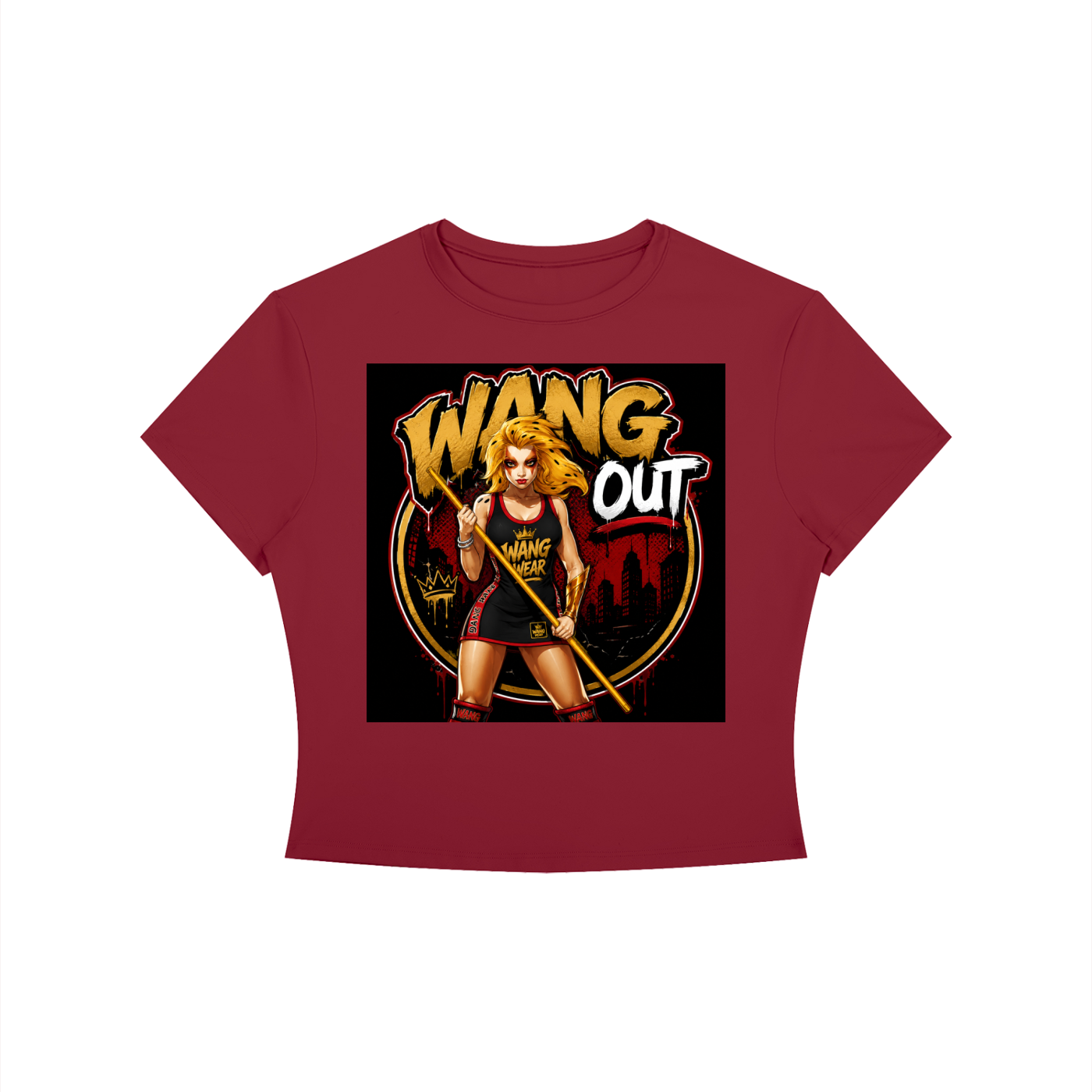 Women's Crewneck Crop T-Shirt
