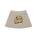 High-Waist Pocketed A-Line Skirt