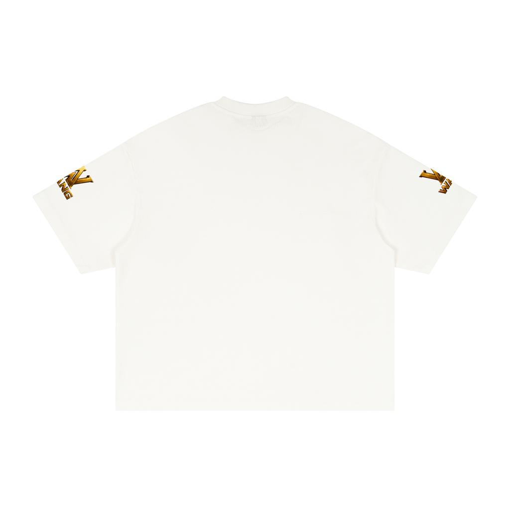 Textured Waffle Washed Boxy T-Shirt