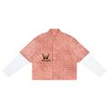 Unisex Vintage Wash Plaid Short Sleeve Shirt
