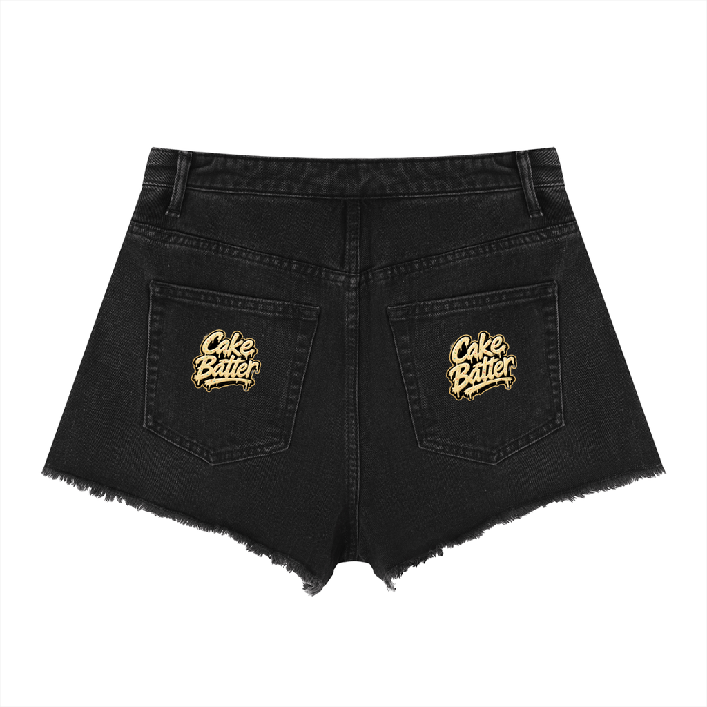 Women’s Vintage Wash High Rise Denim Shorts