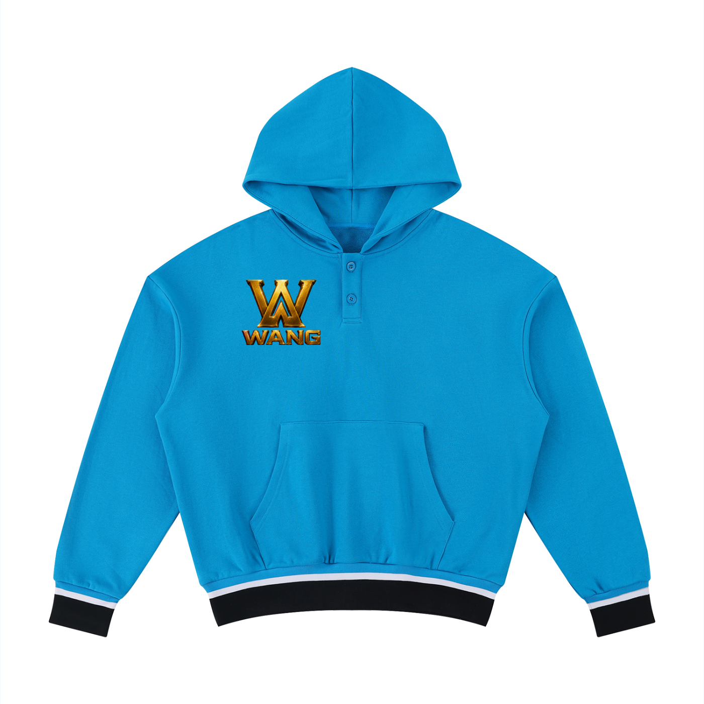 Unisex Oversized Color Block Boxy Hoodie
