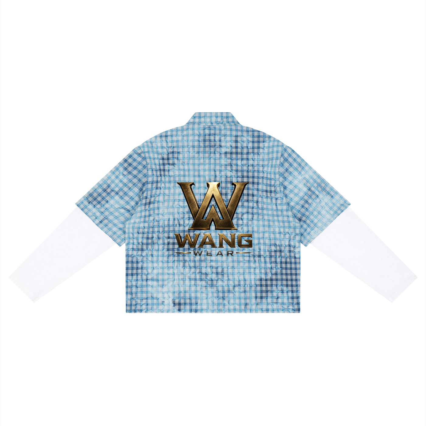 Unisex Vintage Wash Plaid Short Sleeve Shirt
