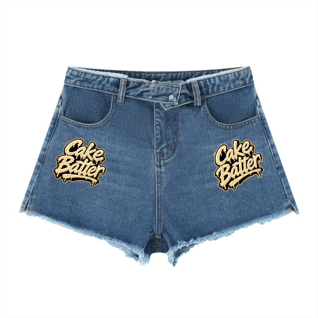 Women’s Vintage Wash High Rise Denim Shorts