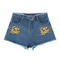 Women’s Vintage Wash High Rise Denim Shorts