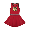 Women's Color Block A-Line Sleeveless Dress
