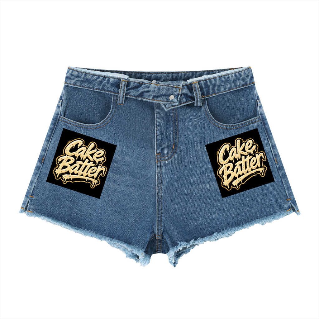 Women’s Vintage Wash High Rise Denim Shorts