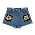 Women’s Vintage Wash High Rise Denim Shorts