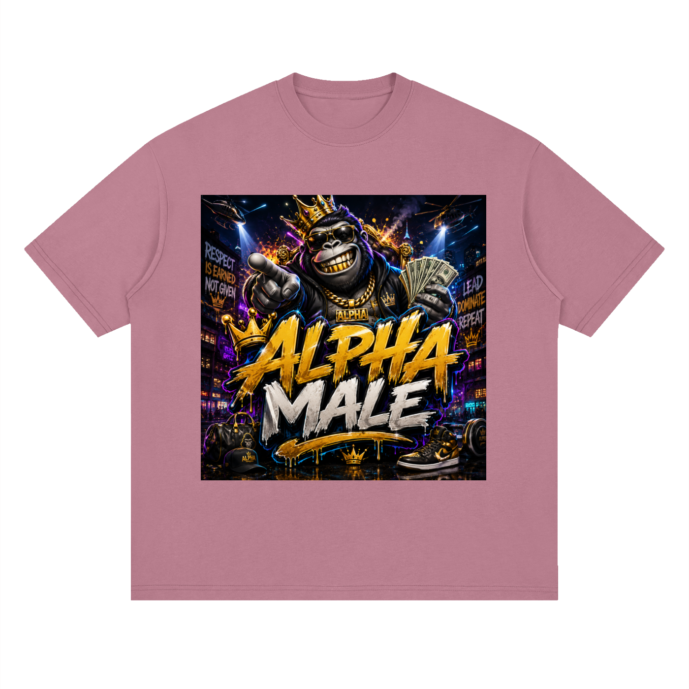 Streetwear Loose Drop Shoulder T-Shirt
